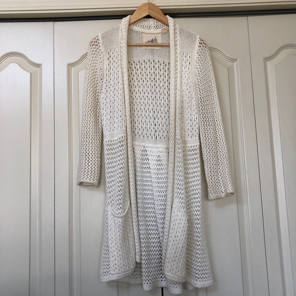 Anthropologie angel of the north cardigan